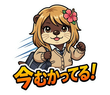 今むかってる スタンプ